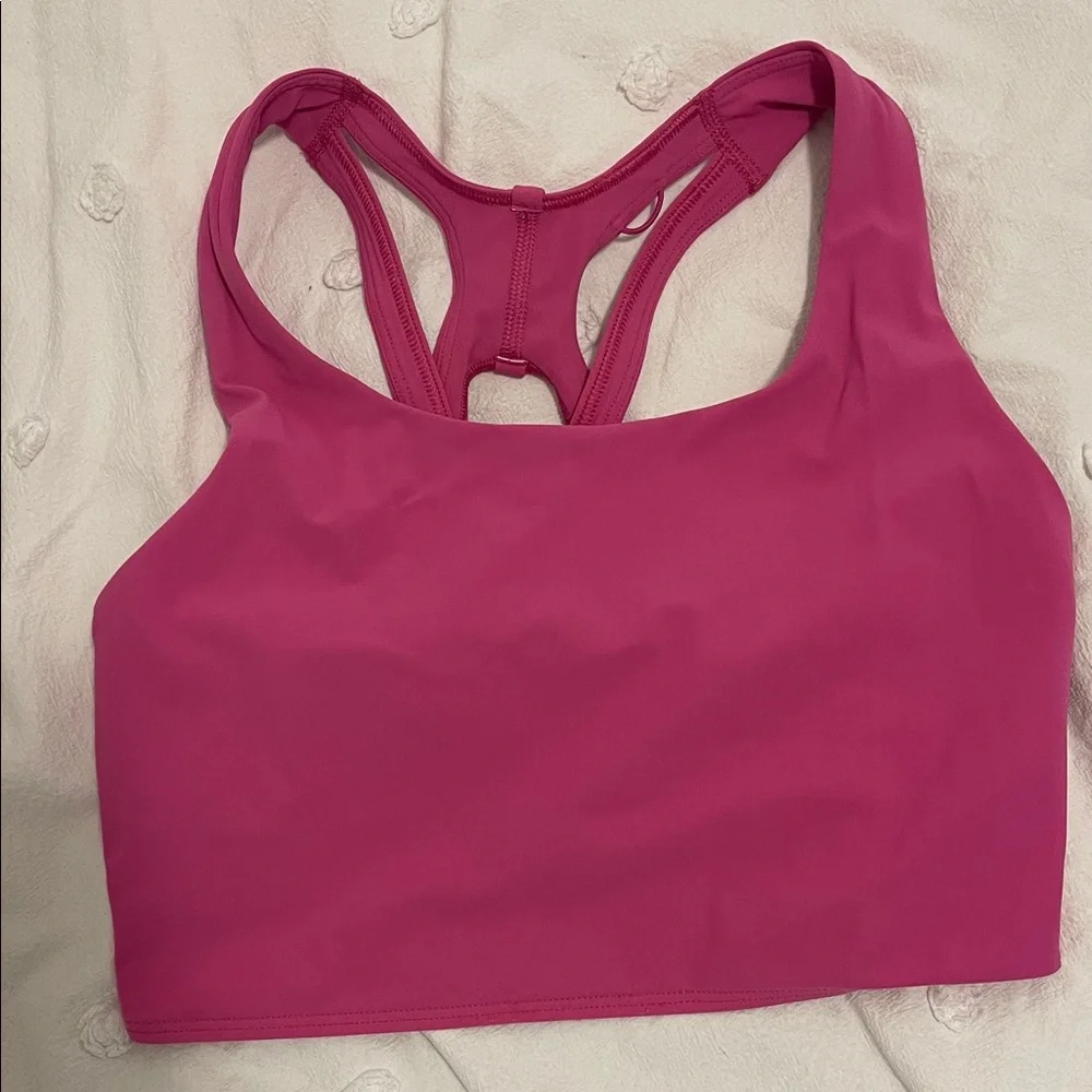 lululemon athletica Pink Racerback High-Support Sports Bra - Picture 2 of 8